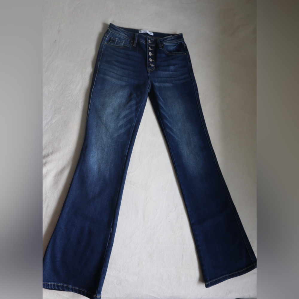 KanCan Dark Blue Flare Jeans